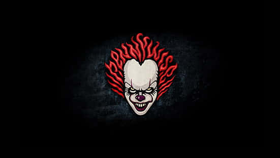 Pennywiseder Clown Hintergrundbild Wallpaper