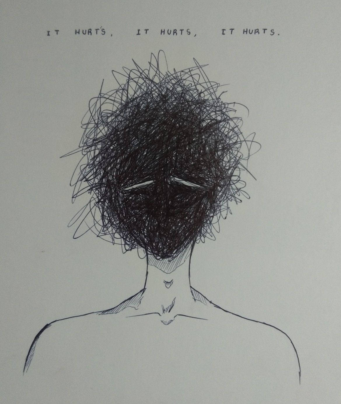 It Hurts To Be Anxious Wallpaper