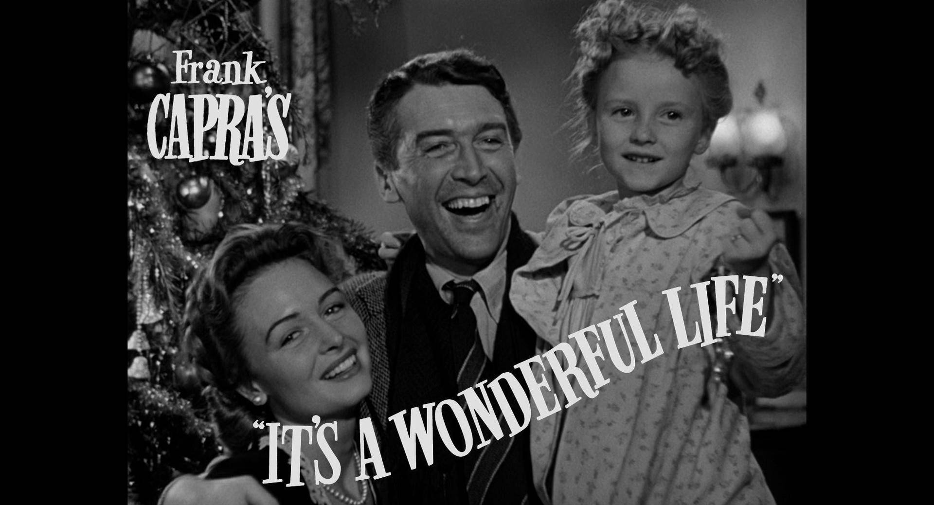 It's A Wonderful Life Family Movie Frank Capras Wallpaper