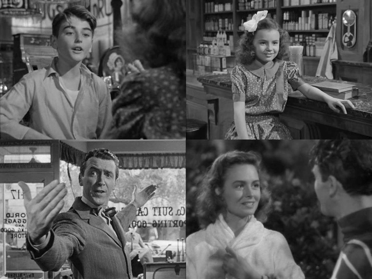 It's A Wonderful Life George Bailey Collage Wallpaper