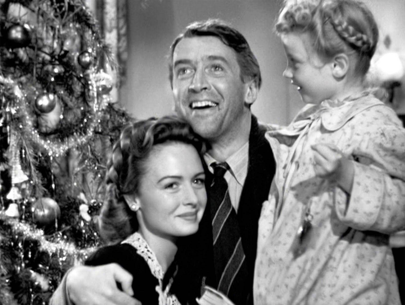 Esuna Vida Maravillosa George Bailey Mary Hatch Navidad. Fondo de pantalla