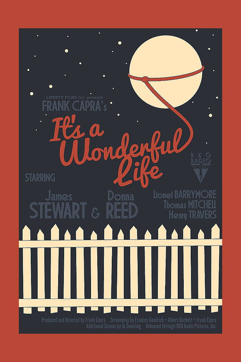 It's A Wonderful Life Movie Poster Wallpaper