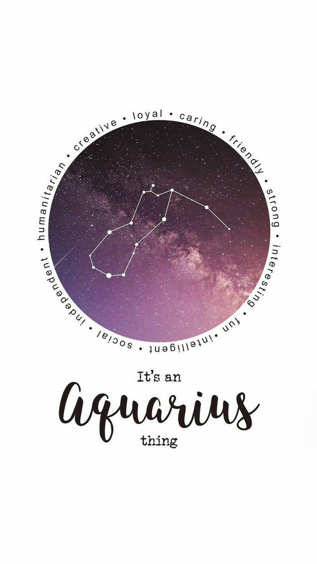It's An Aquarius Zodiac Thing Wallpaper