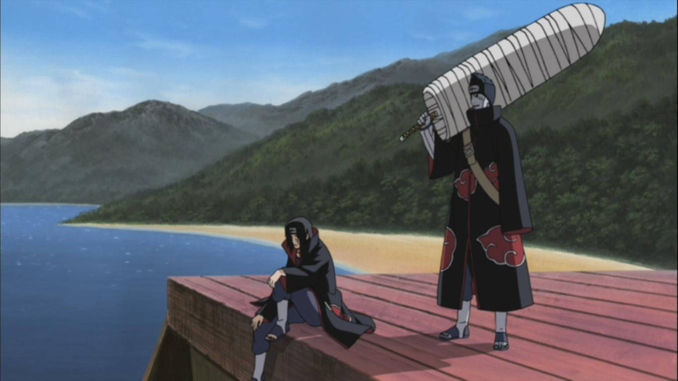 Itachi And Kisame At The Beach Wallpaper