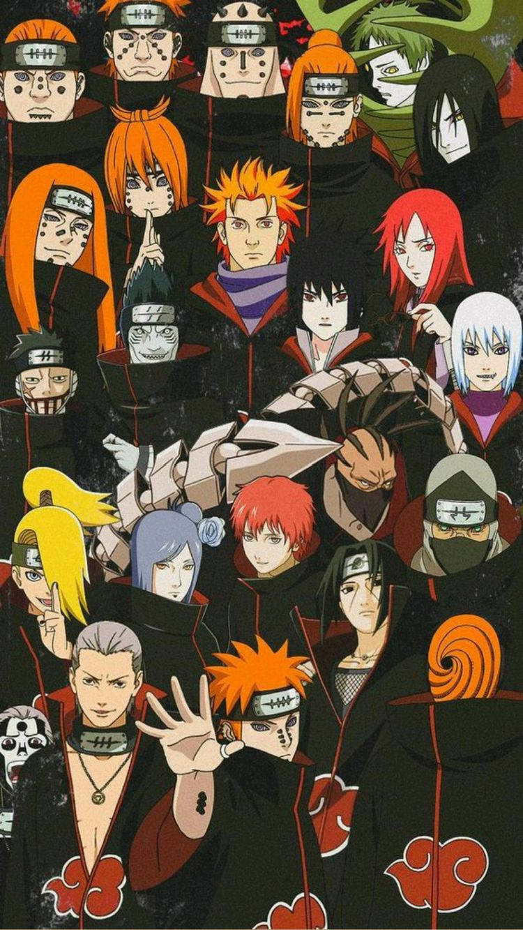 Personaggidi Naruto Con Itachi E Kisame Sfondo