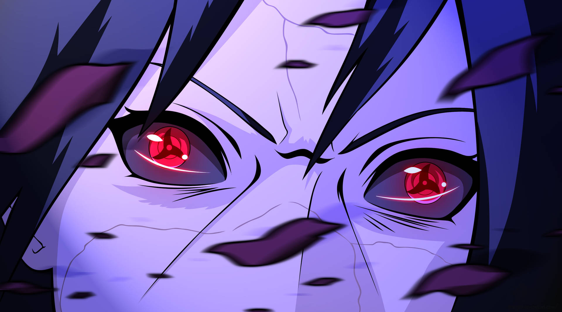 Itachi Cool Scary Face Wallpaper
