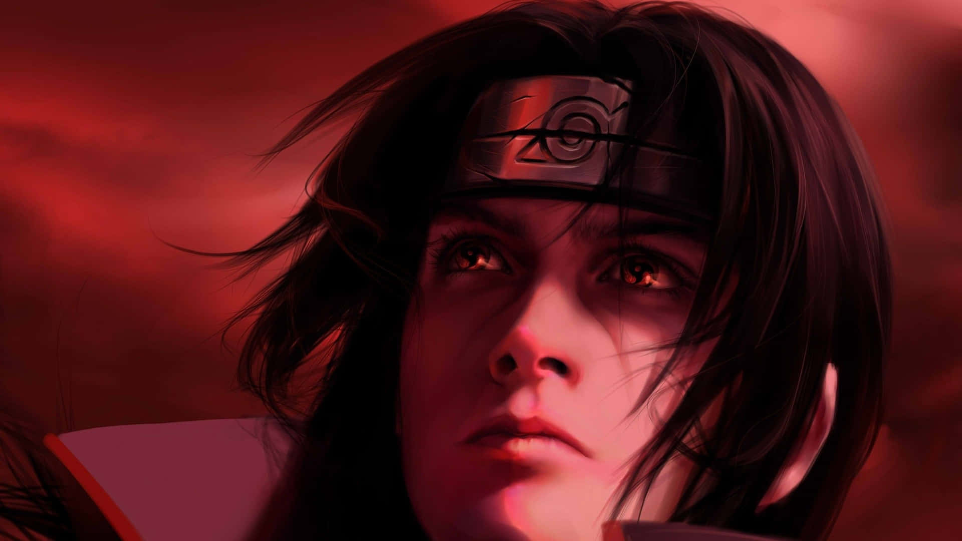 Experience the Power of Itachi Face Wallpaper