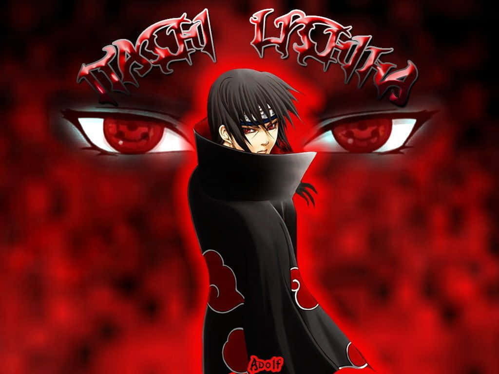 Itachi Live Dark Red Eyes Wallpaper