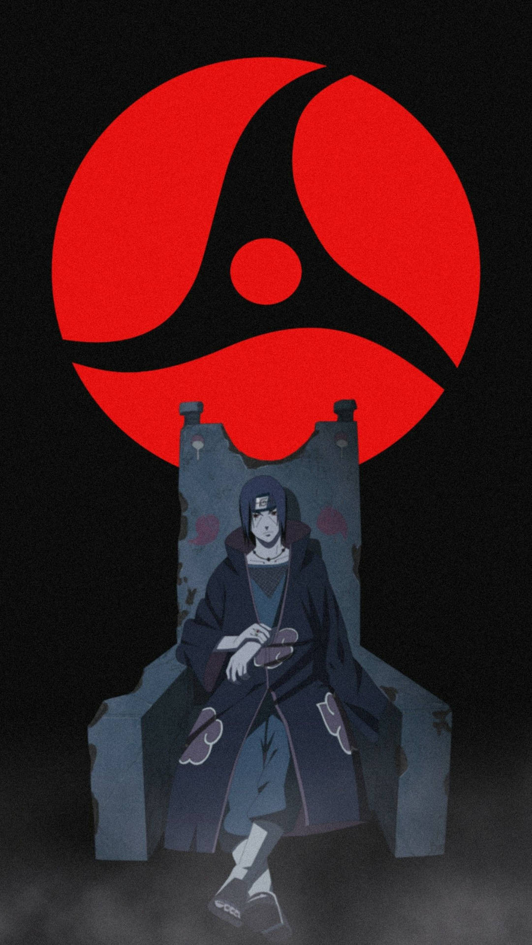 Itachi Telefono Trono Nero Sfondo