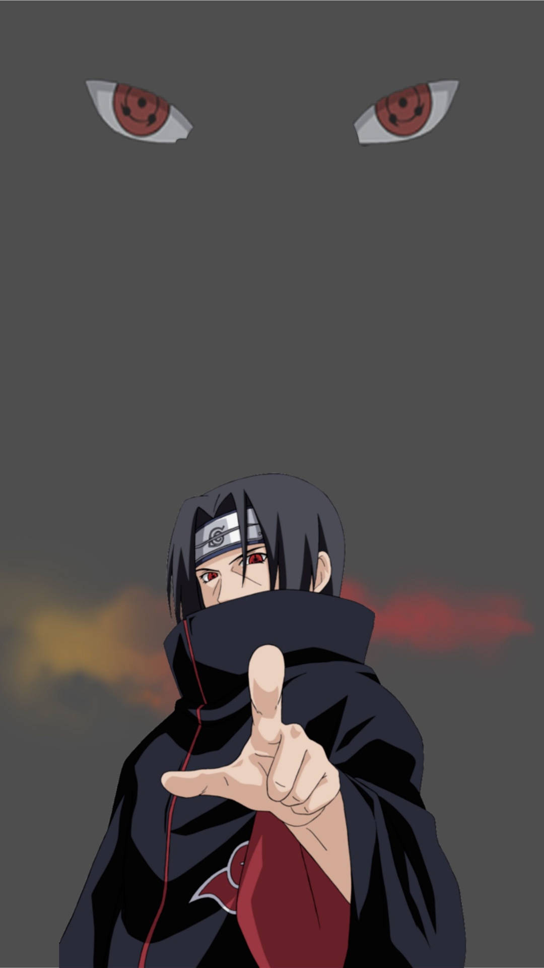 Itachi Phone With Two Eyes Wallpaper