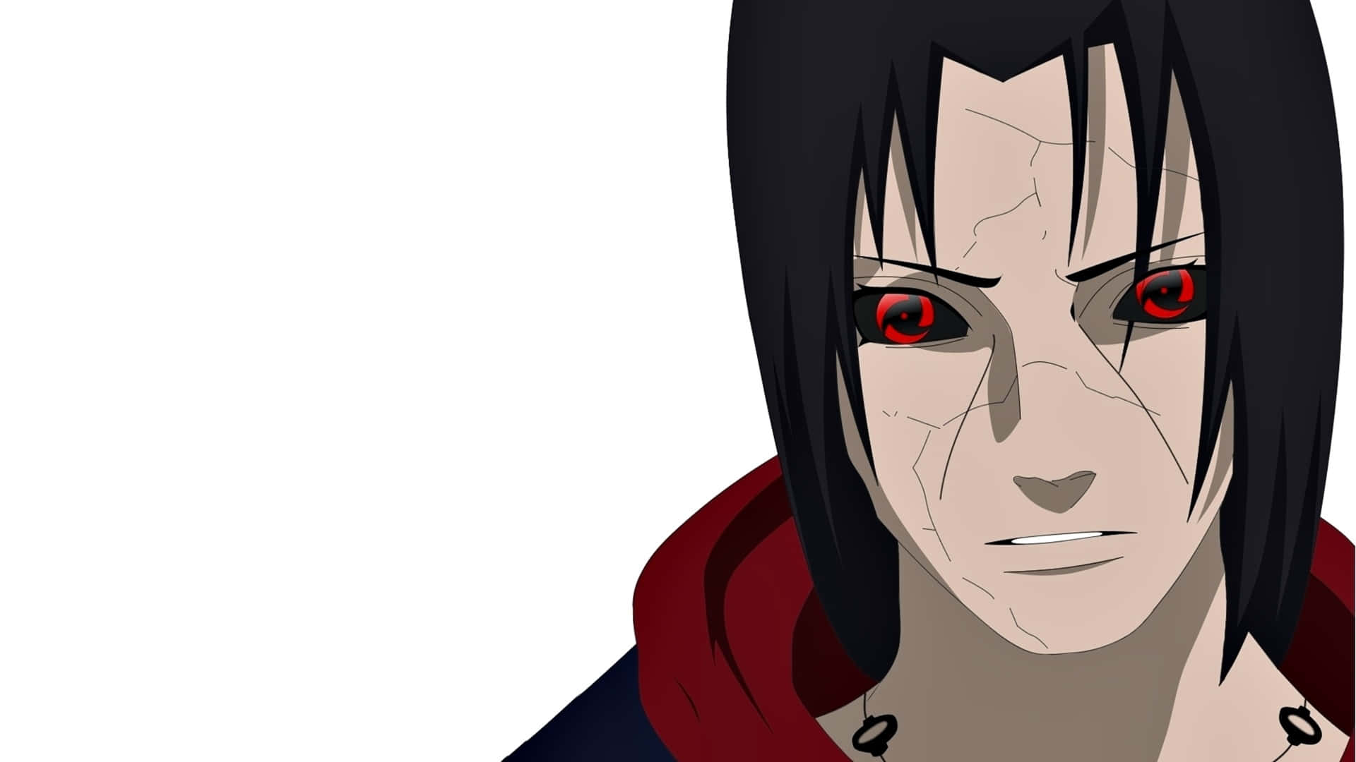 Black And Red Eyes Itachi Picture