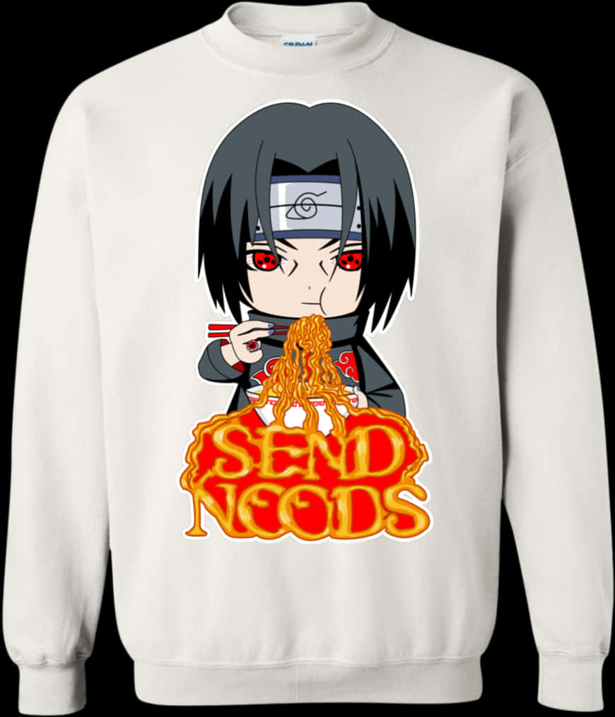 Itachi Send Noods Sweatshirt PNG