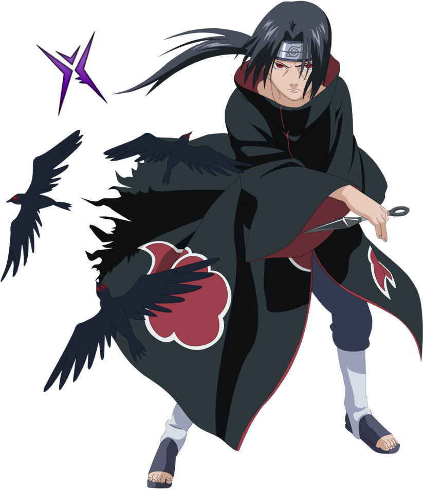 Itachi Uchiha Akatsuki Cloak PNG