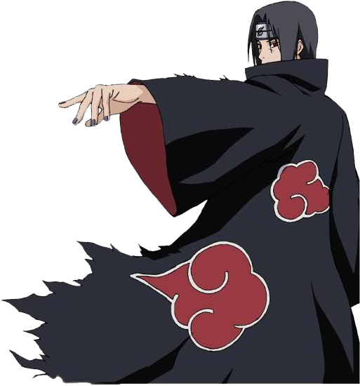 Itachi Uchiha Akatsuki Pose PNG