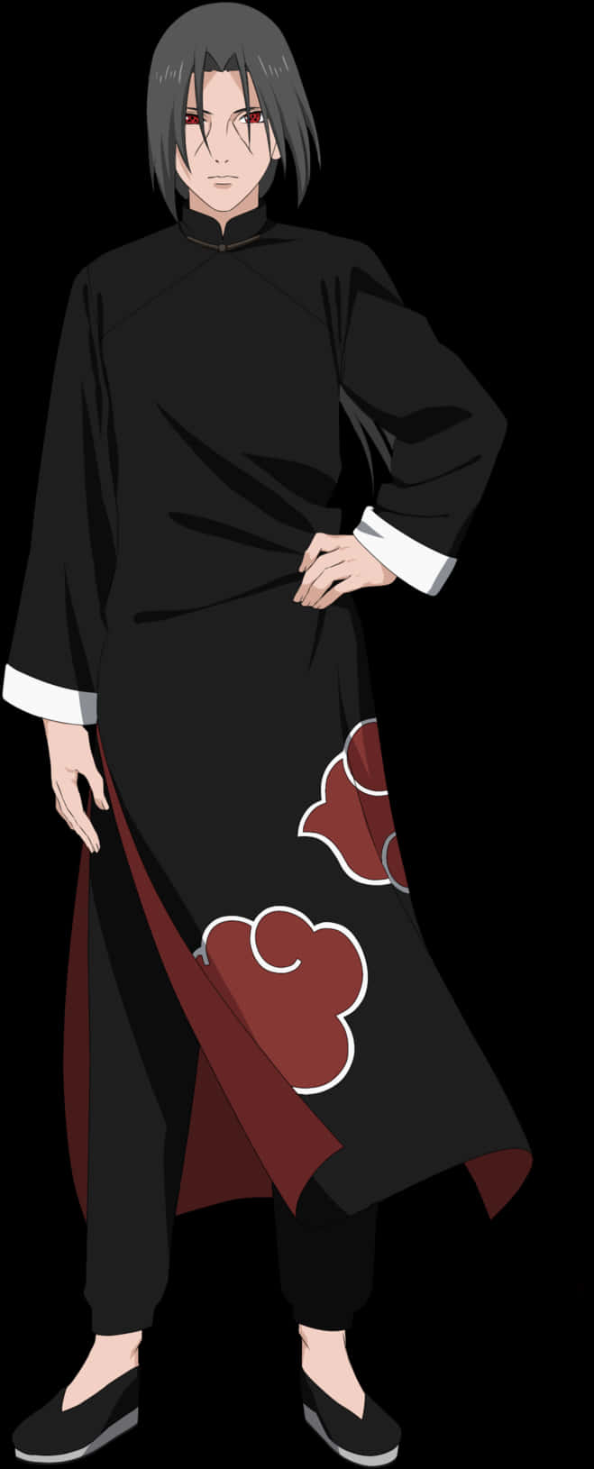 Download Itachi Uchiha Akatsuki Robe | Wallpapers.com