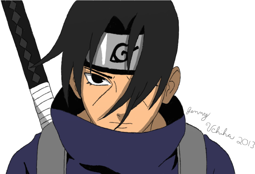 Itachi Uchiha Anime Character Artwork PNG