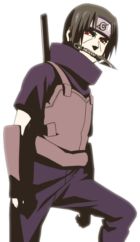 Itachi Uchiha Anime Character PNG