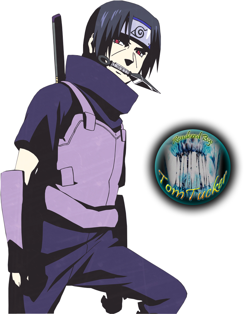 Itachi Uchiha Anime Character PNG