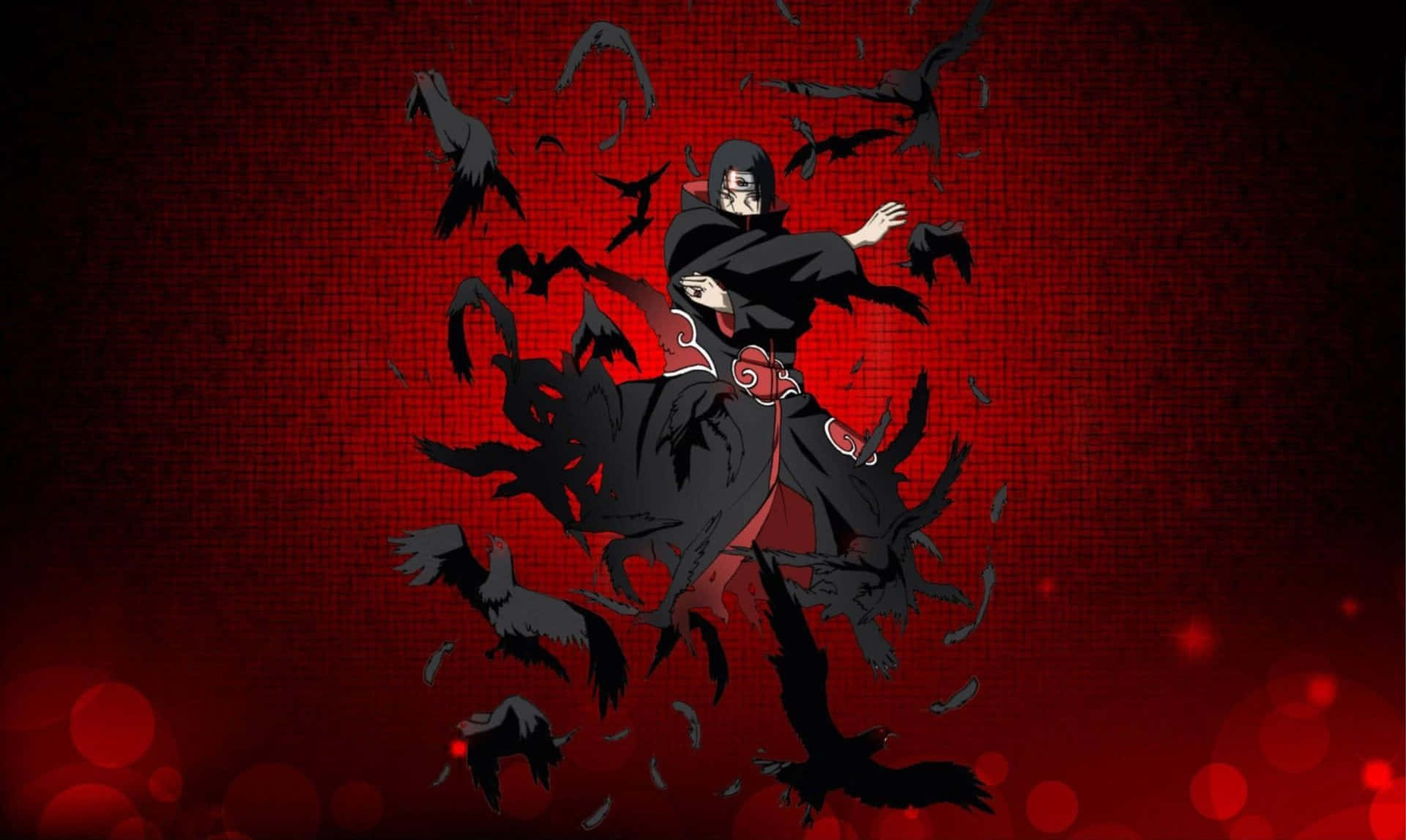 Itachi Uchiha Crow Genjutsu Wallpaper