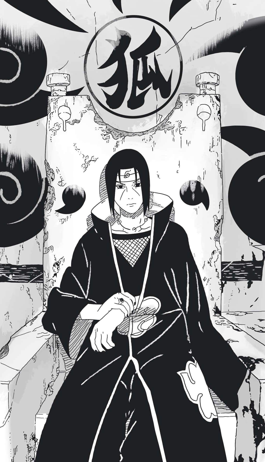 Itachi Uchiha Manga Art Wallpaper