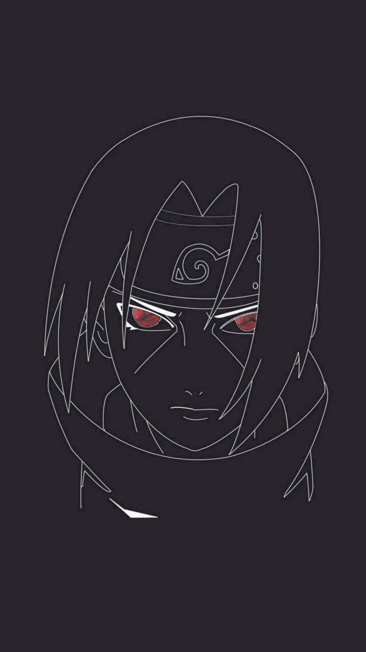 Itachi Uchiha Minimalist Artwork Wallpaper