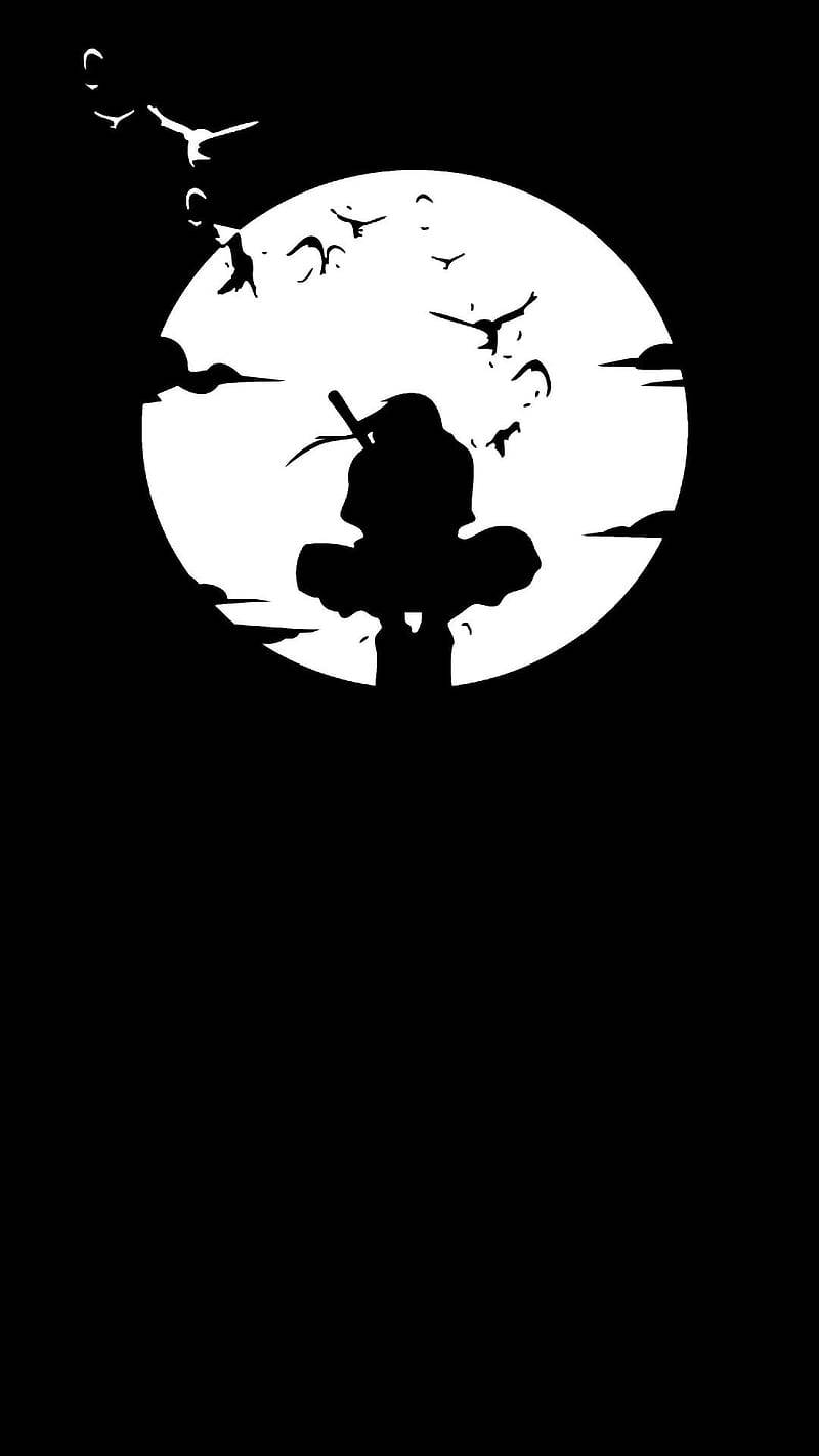 Itachi Uchiha (naruto Character ) Cool Black Background