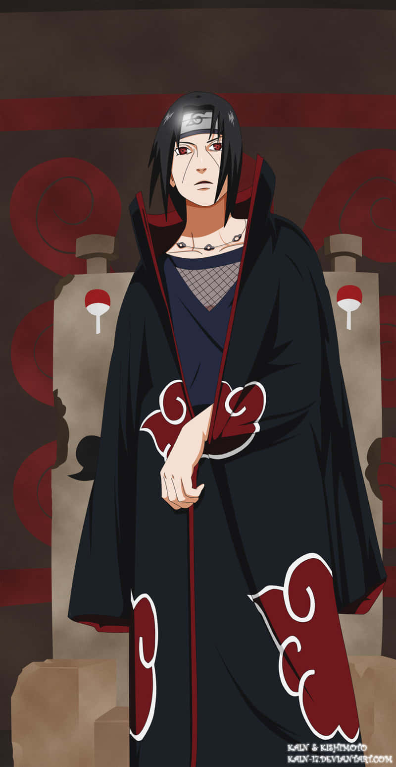 Itachi Uchiha, a character from the anime "Naruto".