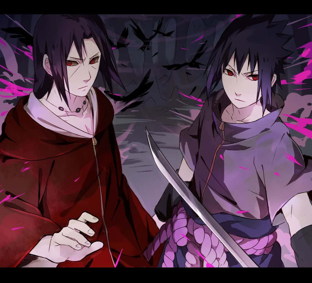 Itachi Uchiha og Sasuke Picture Wallpaper