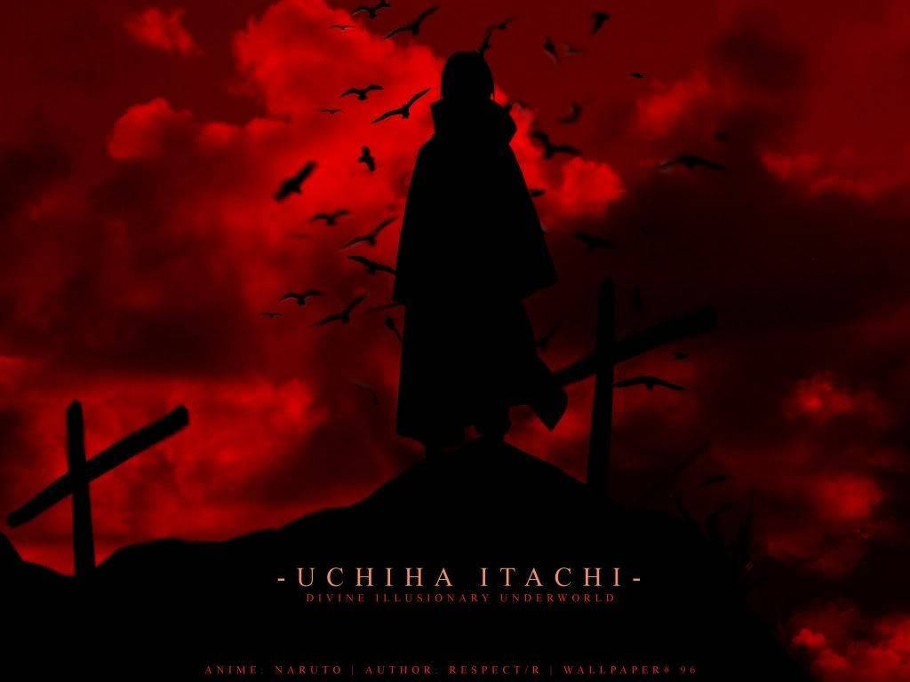 Itachi Uchiha in all his glory Wallpaper
