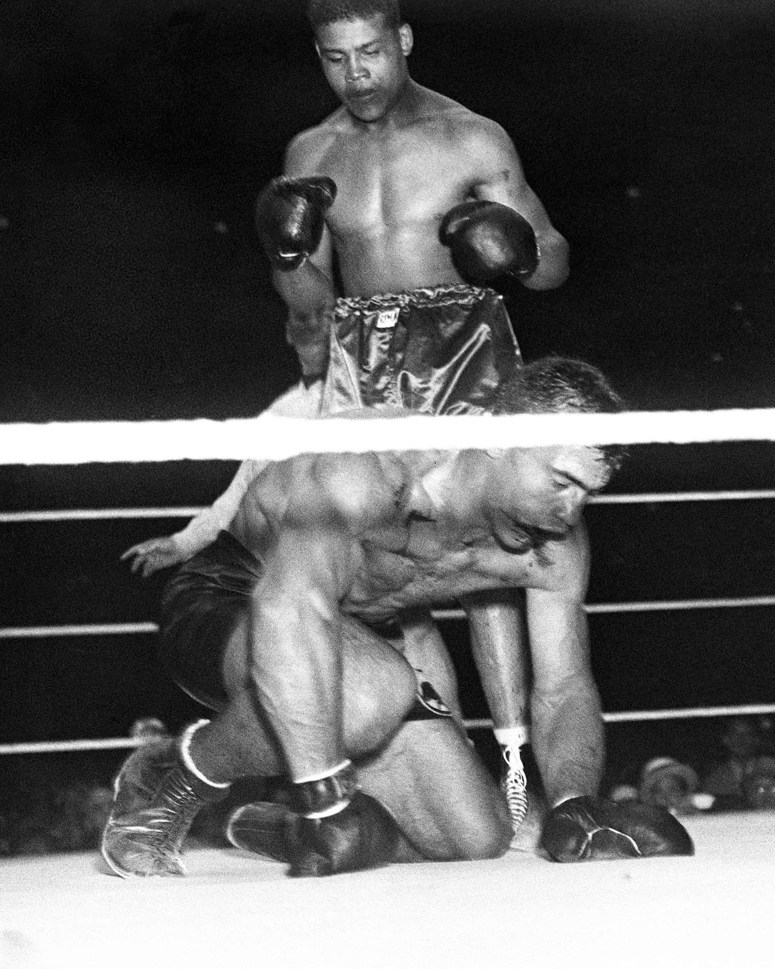 Italian Boxer Primo Carnera Against Joe Louis Picture