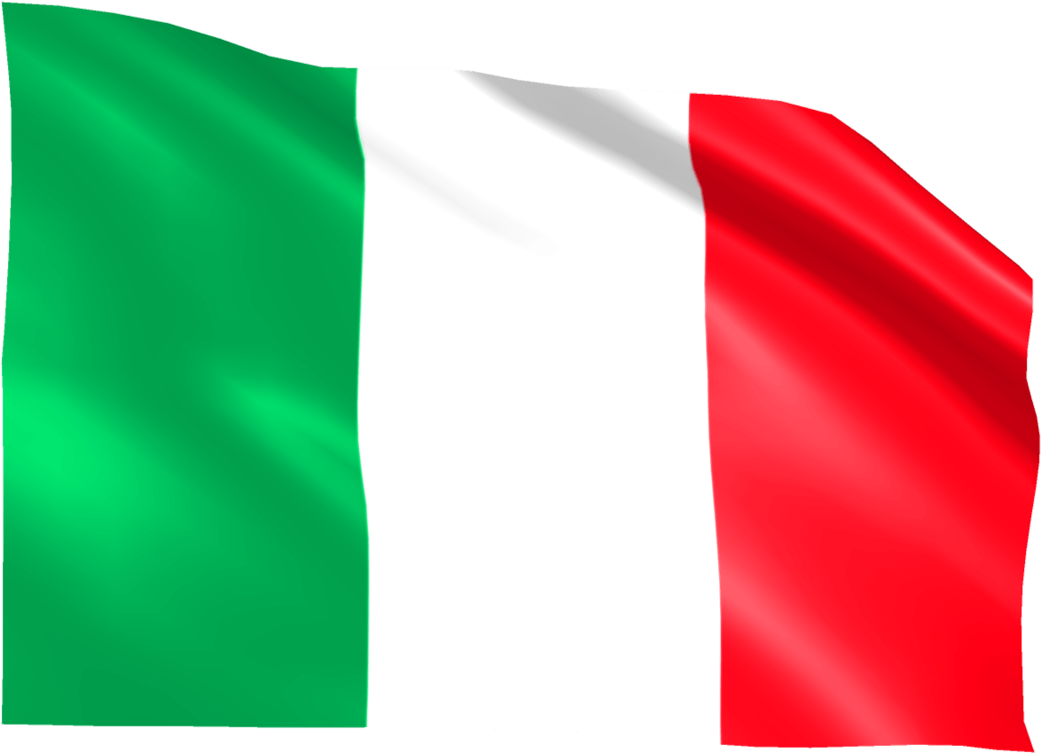 Italian Flag Waving PNG