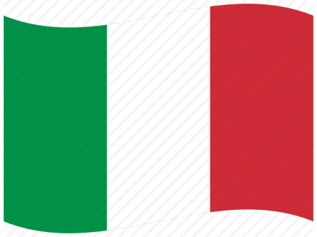 Italian Flag Waving PNG