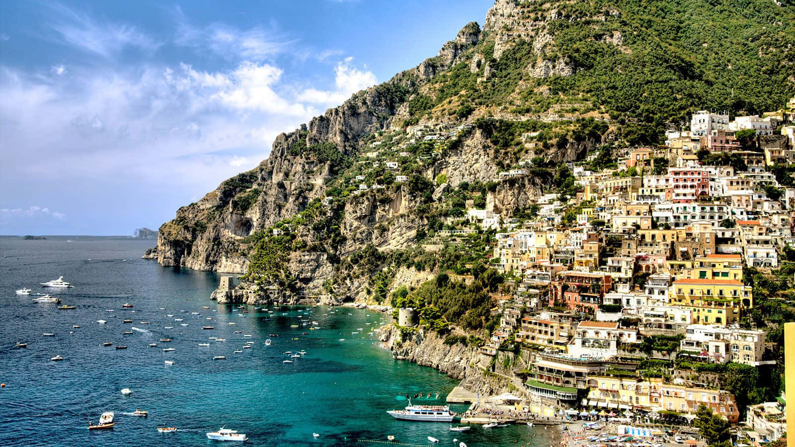 Enchanting Scenery of an Italian Island Wallpaper