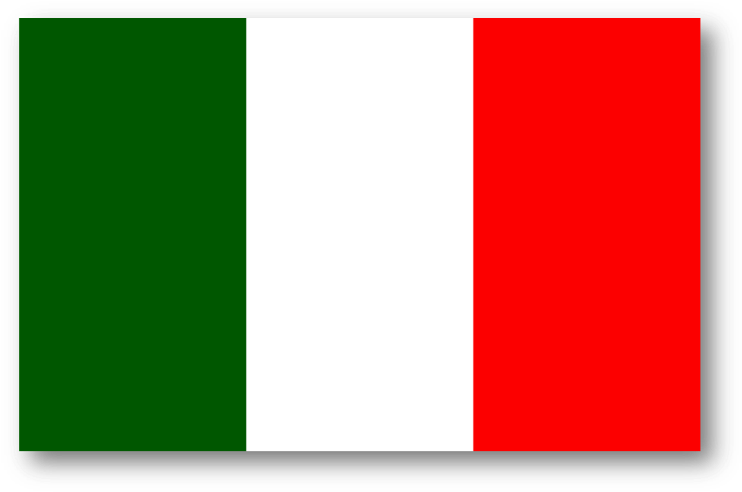 Italian National Flag Graphic PNG