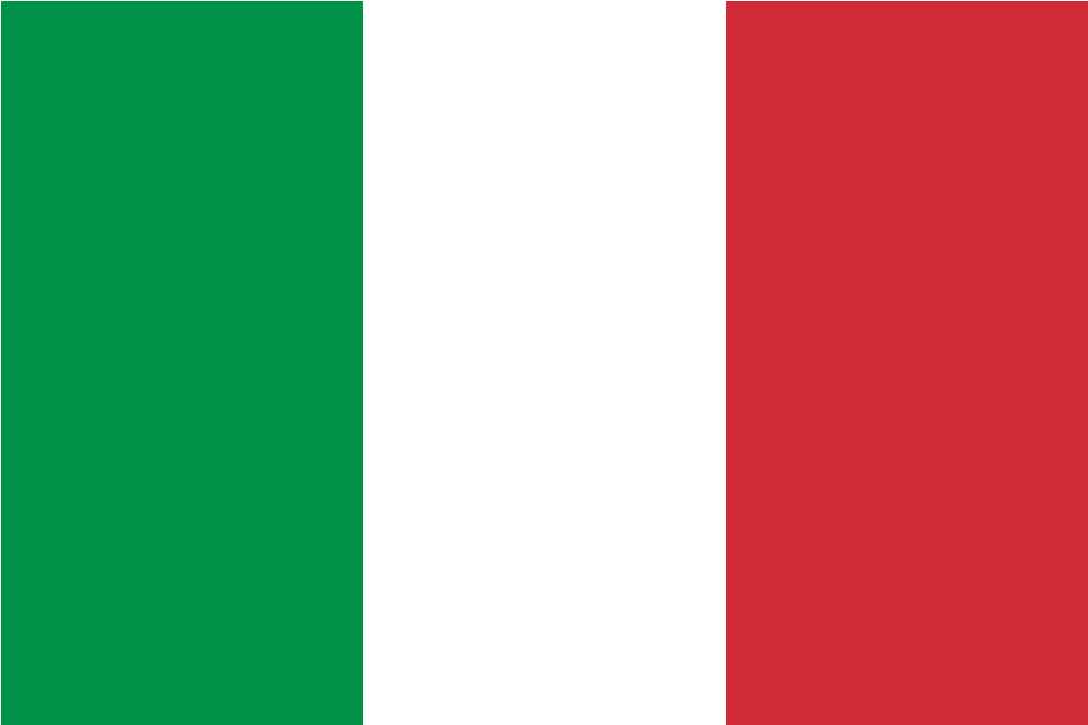 Italian National Flag Vertical Tricolor PNG