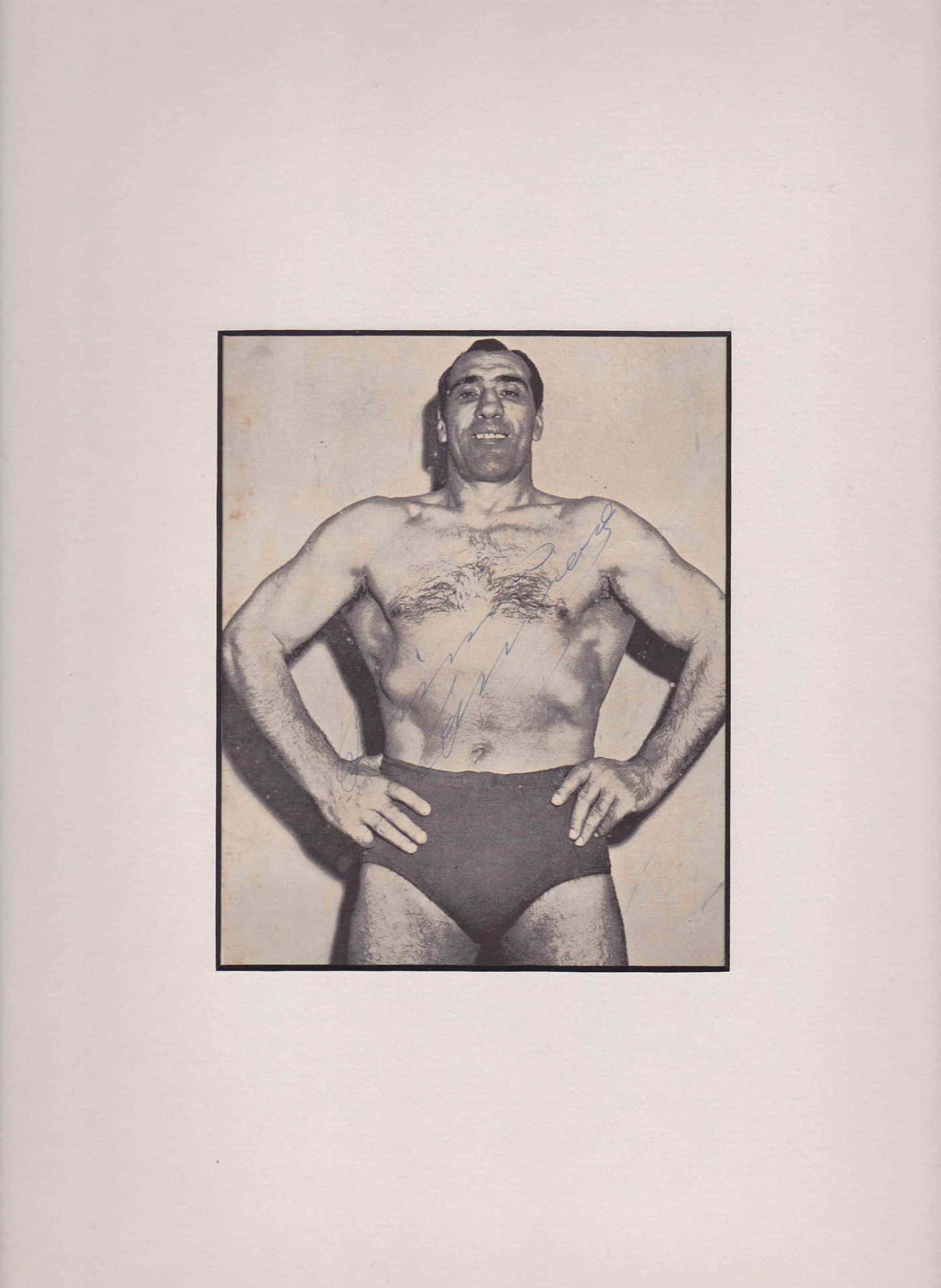 Italian Professional Boxer Primo Carnera Minimalist Art Picture
