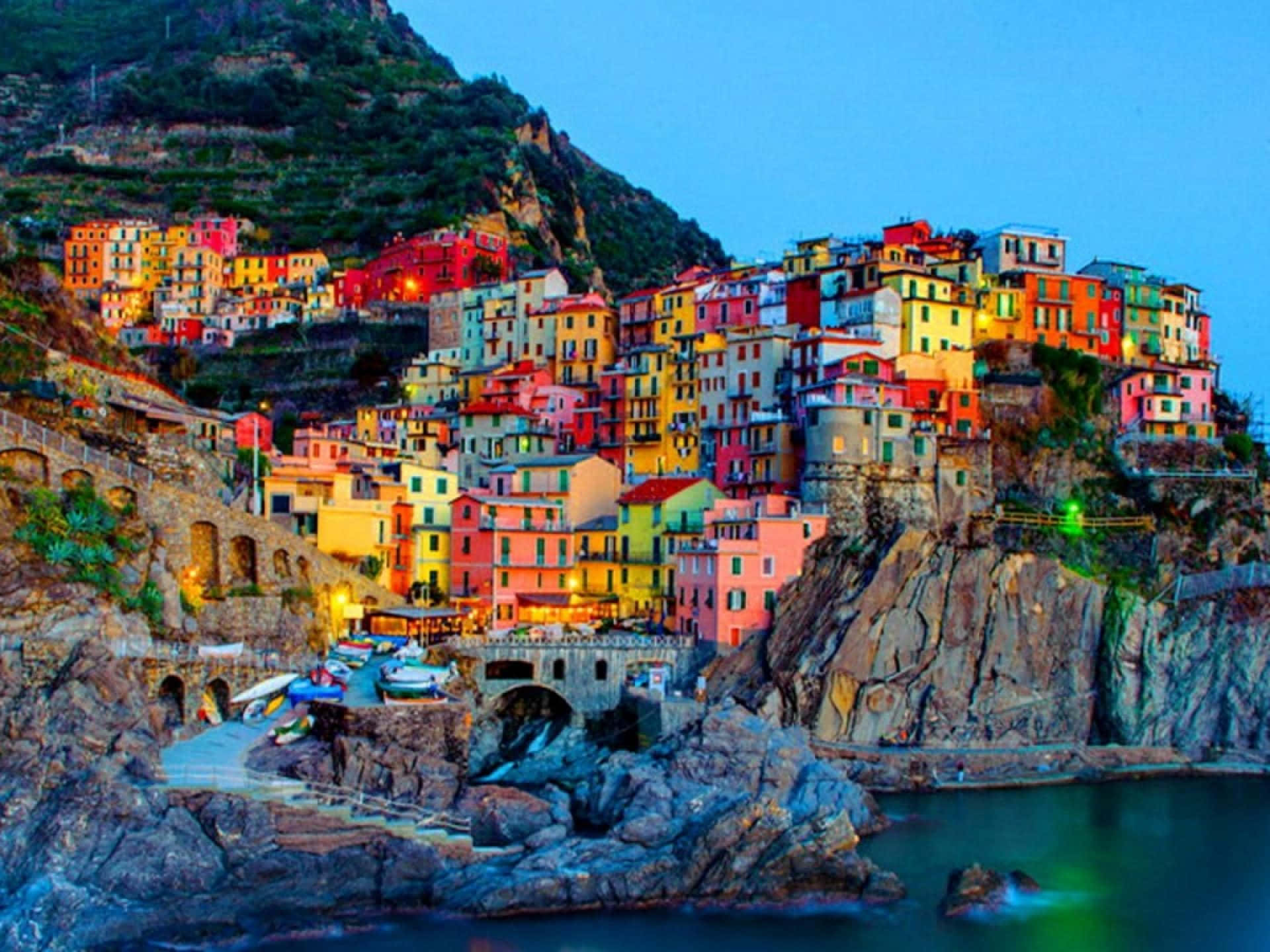 Nyd skønheden af Italien med denne tapet! Wallpaper