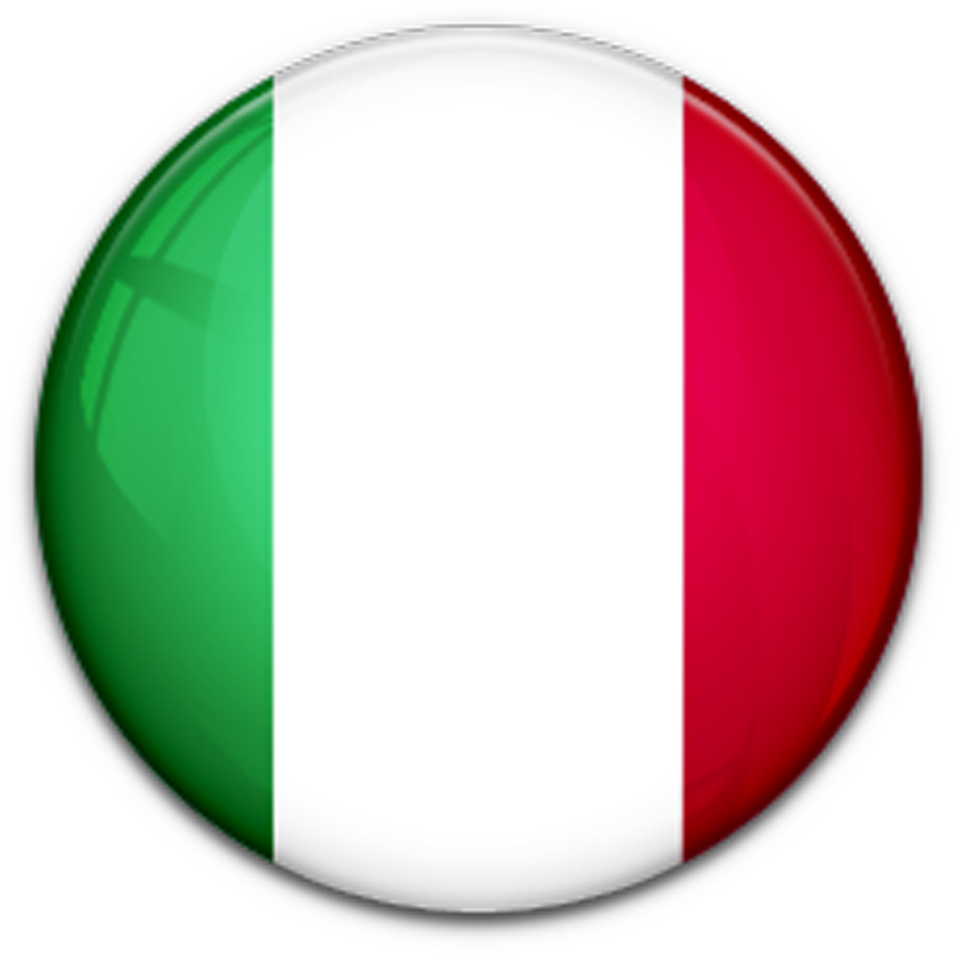 Download Italy Flag Button Graphic | Wallpapers.com