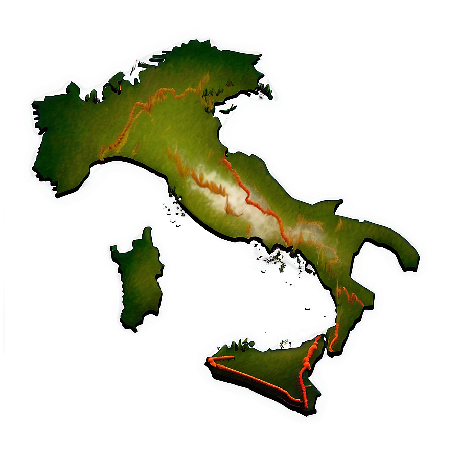 Italy Map Png 50 PNG