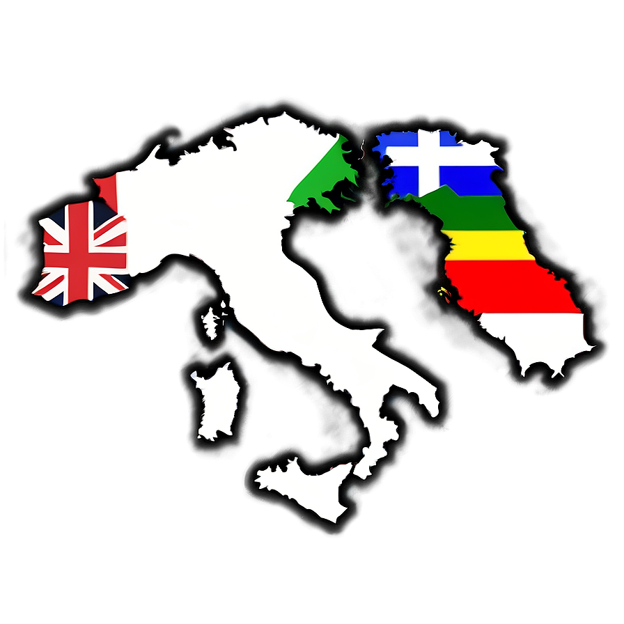 Italy Map Png Cvx PNG