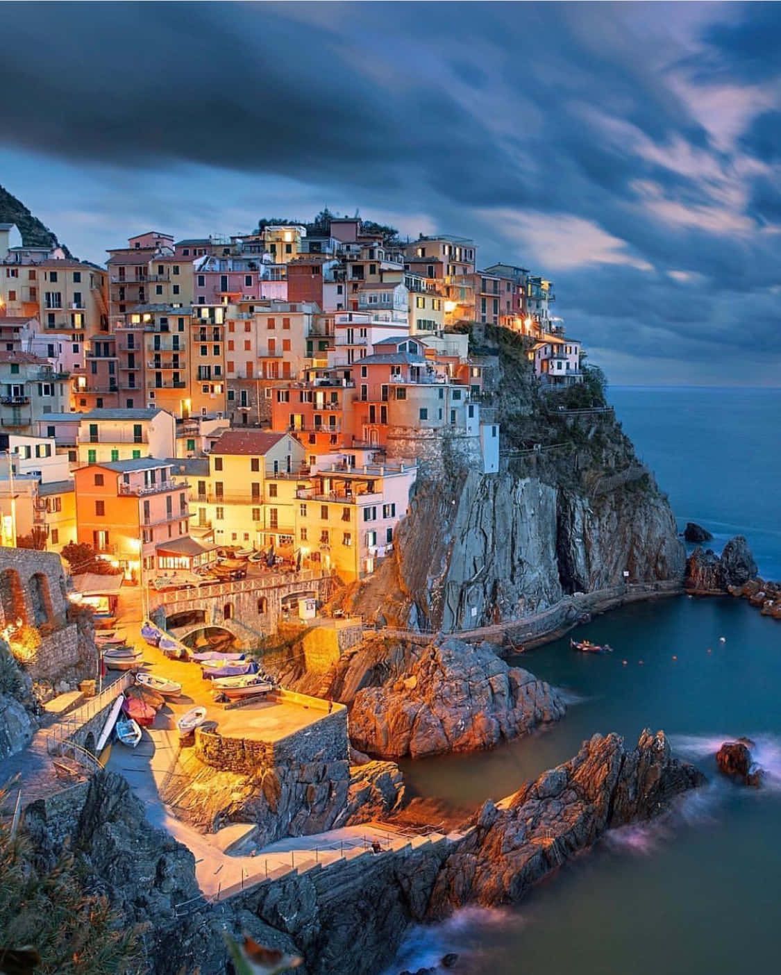 Breathtaking View of the Coastline of Italy