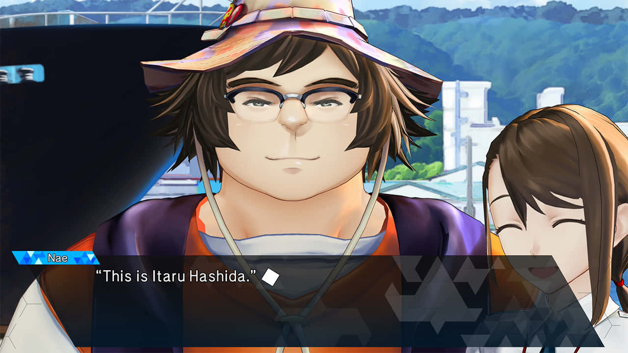 Itaru Hashida standing confidently in his lab Wallpaper