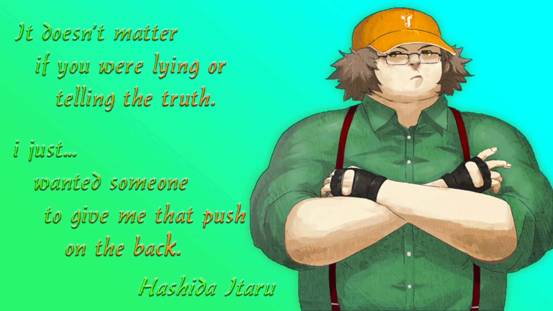 Itaru Hashida - A Mastermind Scientist Wallpaper