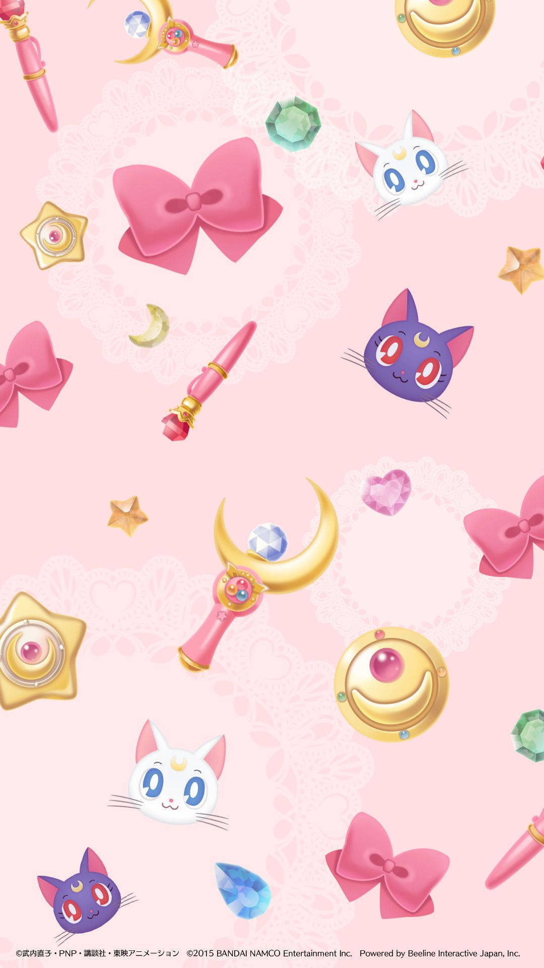 Items From Sailor Moon Iphone Background