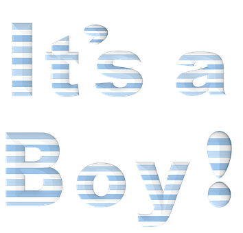 Its A Boy Announcement PNG