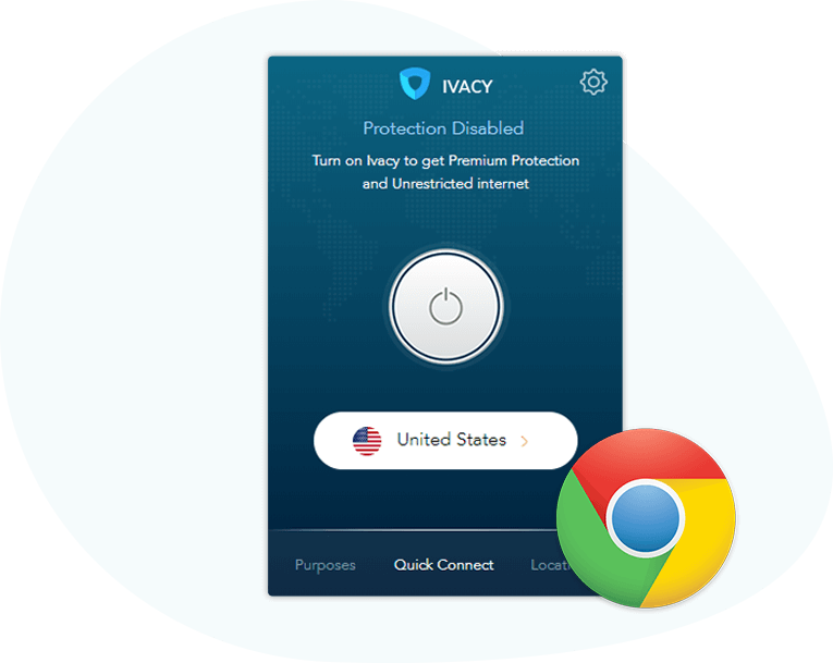 Ivacy V P N Chrome Extension Interface PNG
