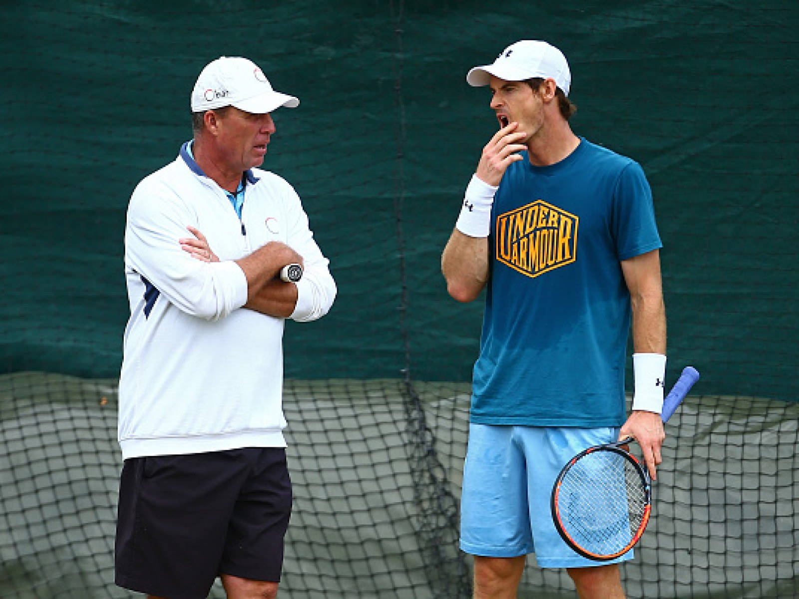 Ivan Lendl Mentoring Andy Murray Wallpaper
