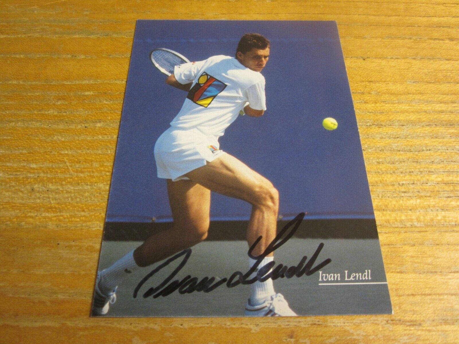 Ivan Lendl Signed Picture Wallpaper