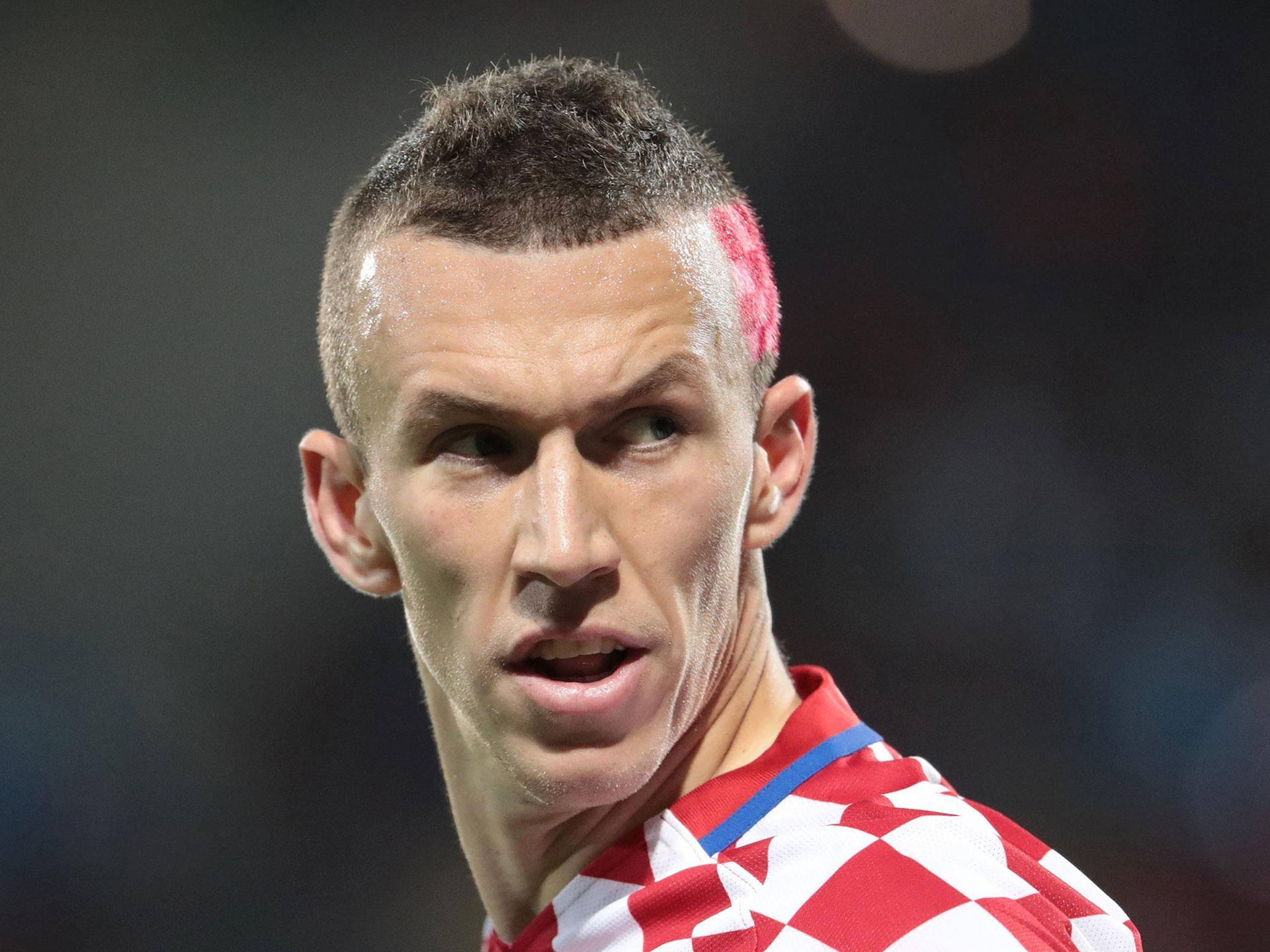Ivan Perisic With Serious Expression Wallpaper
