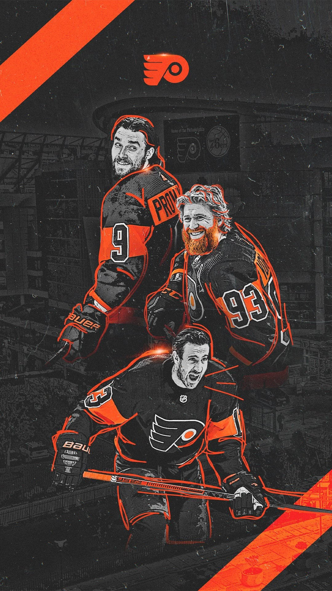 Ivan Provorov Philadelphia Flyers Poster Wallpaper